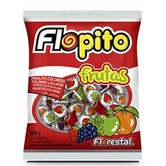 Pirulito Florestal Flopito Frutas 800g