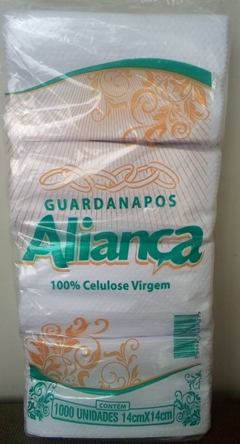 Guardanapo Alianca 14x14cm 1000fls