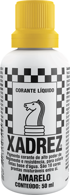Corante Xadrez Liquido Amarelo 50ml