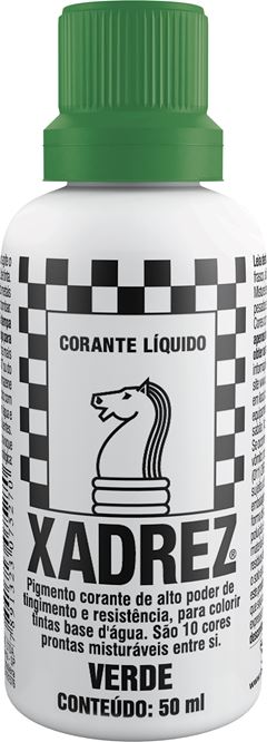 Corante Xadrez Liquido Verde 50ml