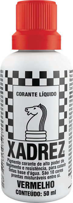 Corante Xadrez Liquido Vermelho 50ml