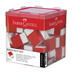 Borracha Faber Castell Tk Eco Plastico Branca