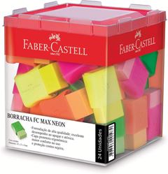 Borracha Faber Castell Tk Eco Plastico Neon