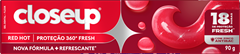 Creme Dental Close Up Vermelho 90g