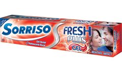 Creme Dental Sorriso Gel Fresh Mentol 90g