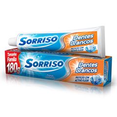 Creme Dental Sorriso Dentes Brancos 180g