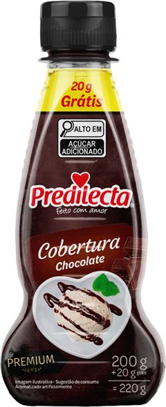 Cobertura Para Sorvete Predilecta Chocolate 220g