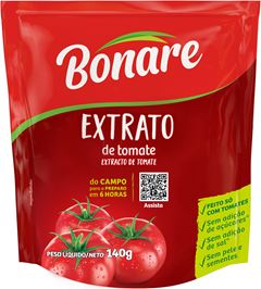 Extrato De Tomate Bonare Sachet 140g