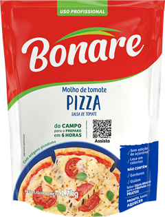 Molho De Tomate Bonare Pizza Sachet 1,7kg