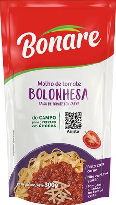 Molho De Tomate Bonare Bolonhesa Sachet 300g
