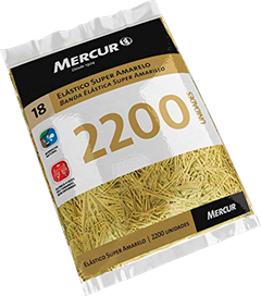 Elastico Mercur Super Amarelo 18 2.200un