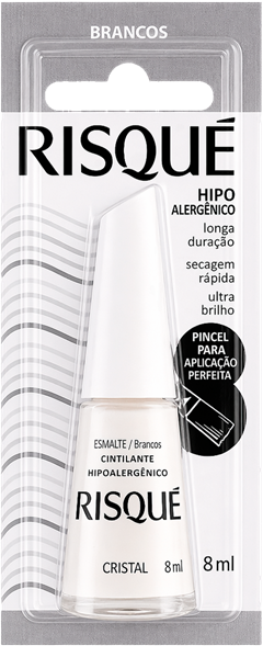Esmalte Risque Cintilante Cristal 6un