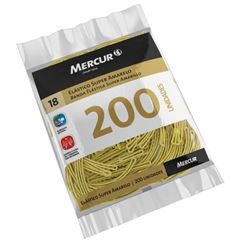 Elastico Mercur Super Amarelo 18 200un