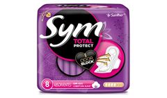 Absorvente Sym Suave Total Protect Com Abas 8un