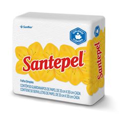 Guardanapo Santepel Folha Simples Grande 33x30 50fls