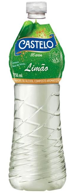 Vinagre De Alcool E Limao Castelo 750ml