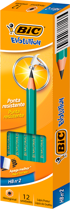 Lapis Grafite Bic Evolution 12un