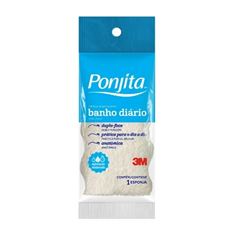 Esponja Banho 3m Ponjita Azul Lv24 Pg22