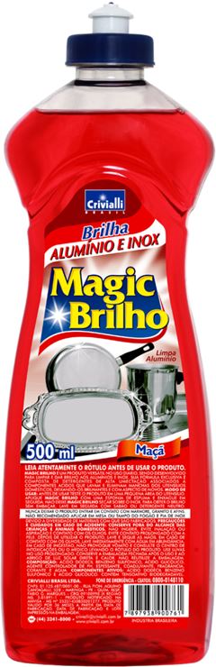 Brilha Aluminio Magic Brilho Maca 500ml