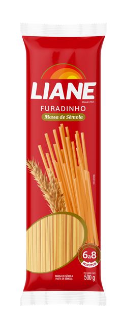 Macarrao Liane Furadinho Semolado 500g