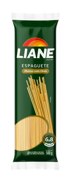 Macarrao Liane Espaguete Ovos 500g