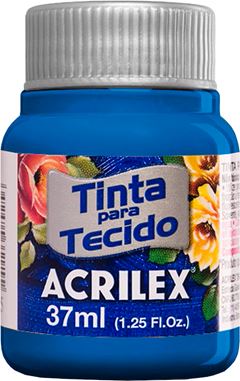 Tinta Tecido Acrilex Azul Turquesa 37ml Ref 501