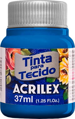 Tinta Tecido Acrilex Azul Turquesa 37ml Ref 501
