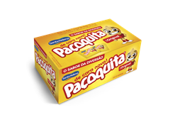 Pacoca Pacoquita Quadrada Embrulhada 1kg 50un