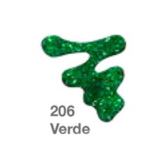 Cola Gliter Acrilex Verde Ref 206