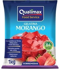 Gelatina Qualimax Morango 1kg