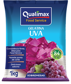 Gelatina Qualimax Uva 1kg