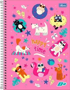 Caderno Tilibra D+ 1/4 Cf Esp 48fls