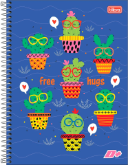 Caderno Tilibra D+ 1/4 Cf Esp 48fls
