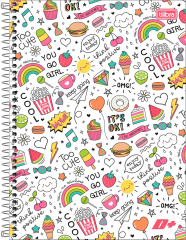 Caderno Tilibra D+ 1/4 Cf Esp 48fls