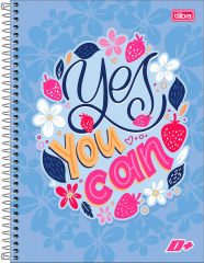 Caderno Tilibra D+ 1/4 Cf Esp 48fls