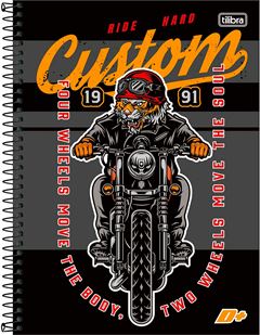 Caderno Tilibra D+ 1/4 Cf Esp 96fls