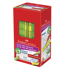 Lapis Grafite Faber Castell Triangular Regua
