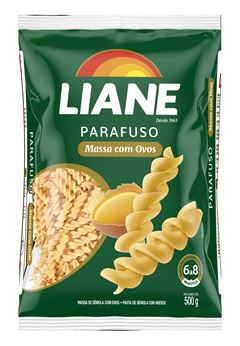 Macarrao Liane Parafuso Ovos 500g