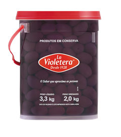Azeitona Preta La Violetera Media Balde 2kg