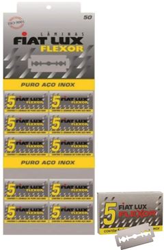 Lamina Barbear Fiat Lux Inox 10x5