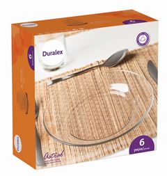 Jogo Prato Vidro Fundo Duralex Astral