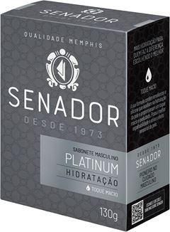 Sabonete Senador Platinum 130g