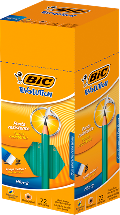 Lapis Grafite Bic Evolution Com Borracha
