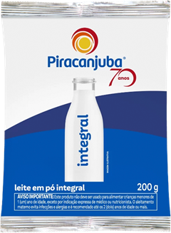 Leite Em Po Piracanjuba Integral Sachet 200g