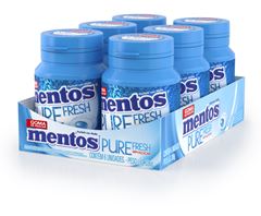 Chicle Mentos Pure Fresh Pote Azul 56g