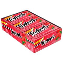 Chicle Trident Morango 21x1