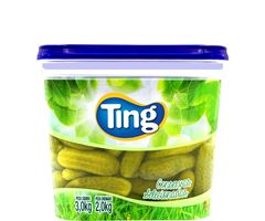 Pepino Em Conserva Ting Balde 2kg