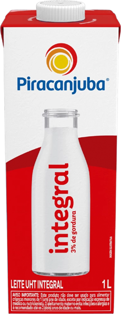Leite Longa Vida Piracanjuba Integral 1l