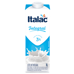 Leite Longa Vida Italac Integral Com Tampa 1l