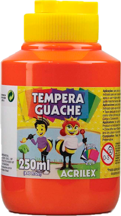 Tinta Guache Acrilex 250ml 507 Vermelho Fogo
